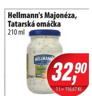 ARCHIV Hellmann s Majonéza Tatarská omáčka 210 ml v akci platné do