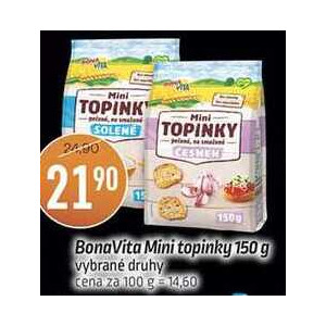 BonaVita Mini topinky 150 g vybrané druhy v akci AkcniCeny cz