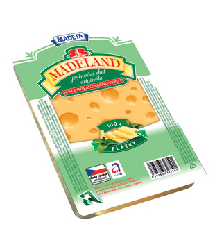 plátkový sýr Madeland, různé druhy