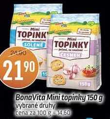 BonaVita Mini topinky 150 g vybrané druhy v akci AkcniCeny cz