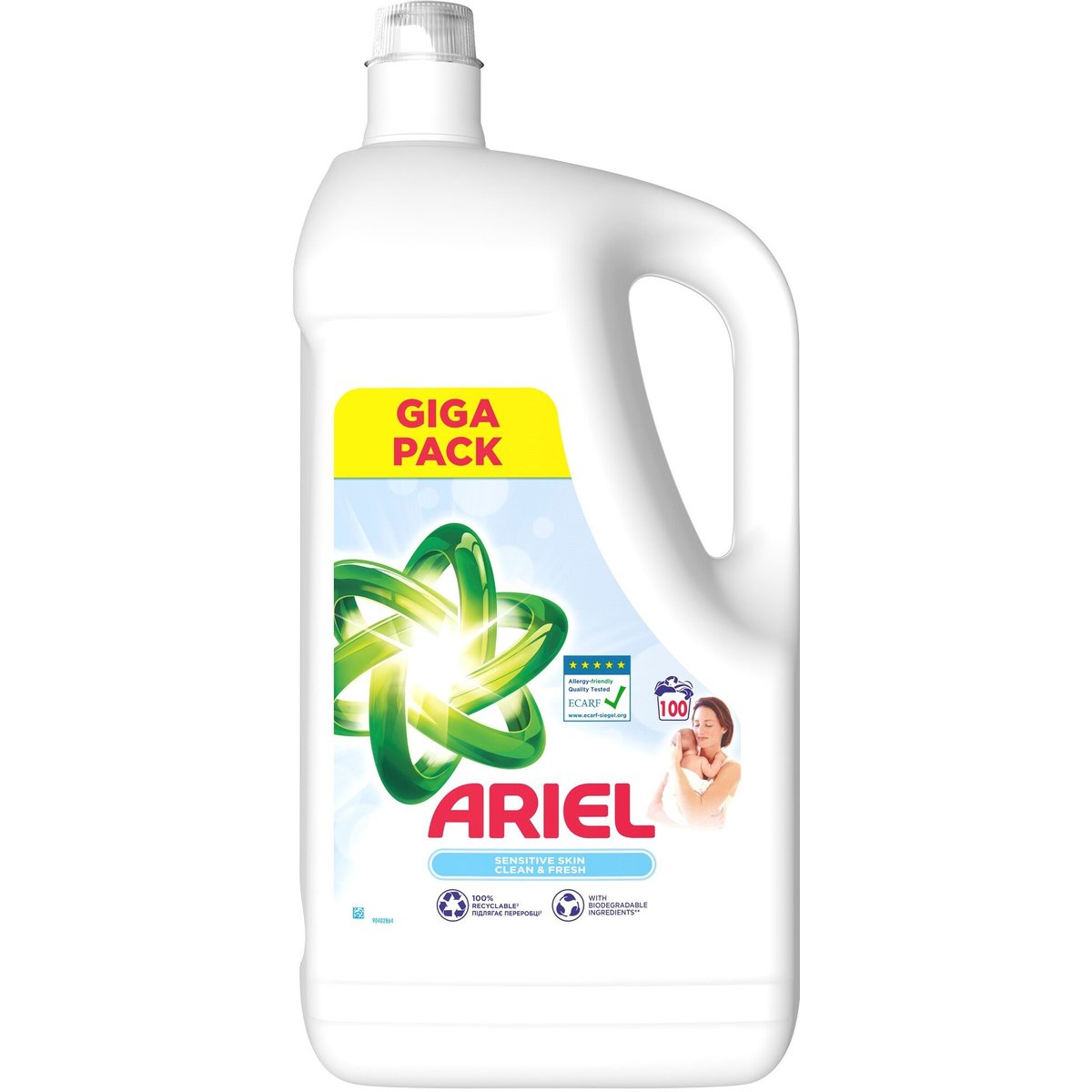 Sleva Ariel Sensitive Skin p Ariel Sensitive Skin prací gel 5 l