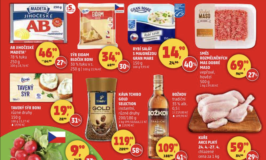 penny leták káva v akci