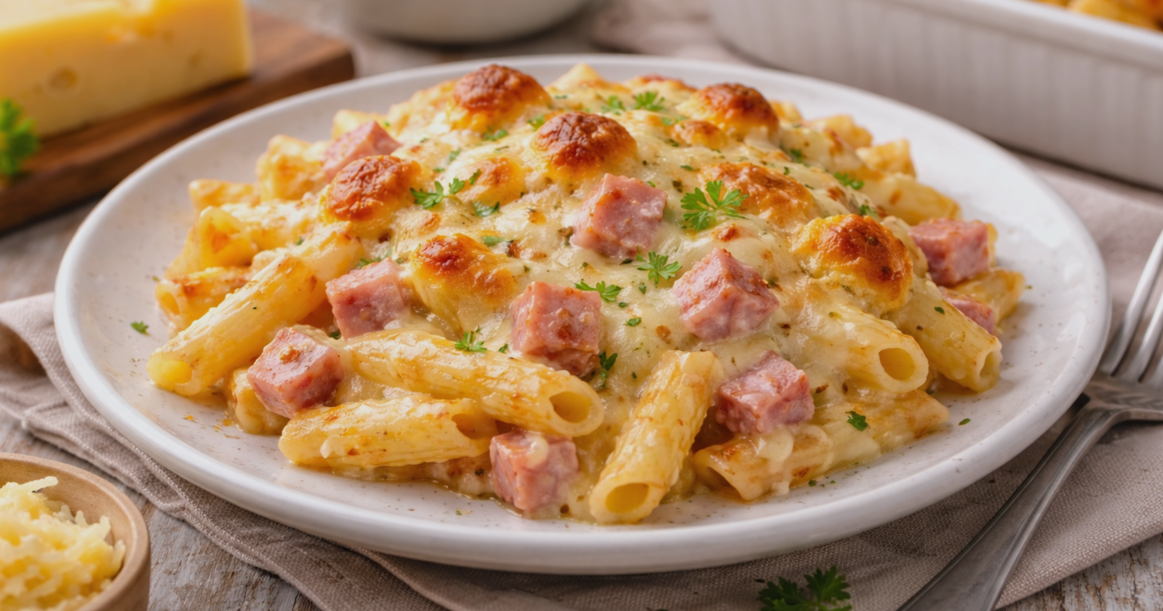 zapečené těstoviny