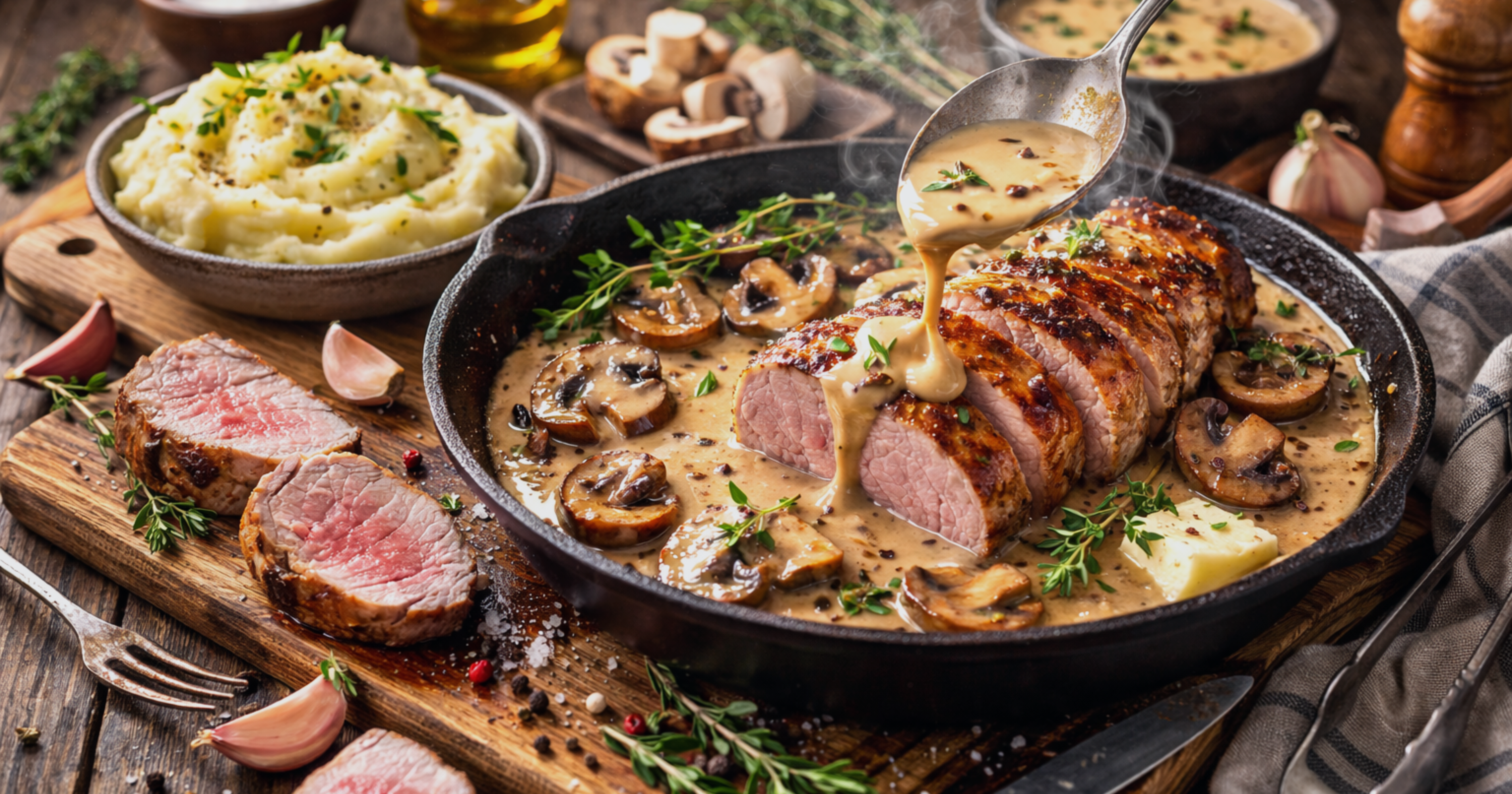 vepřová panenka s omáčkou