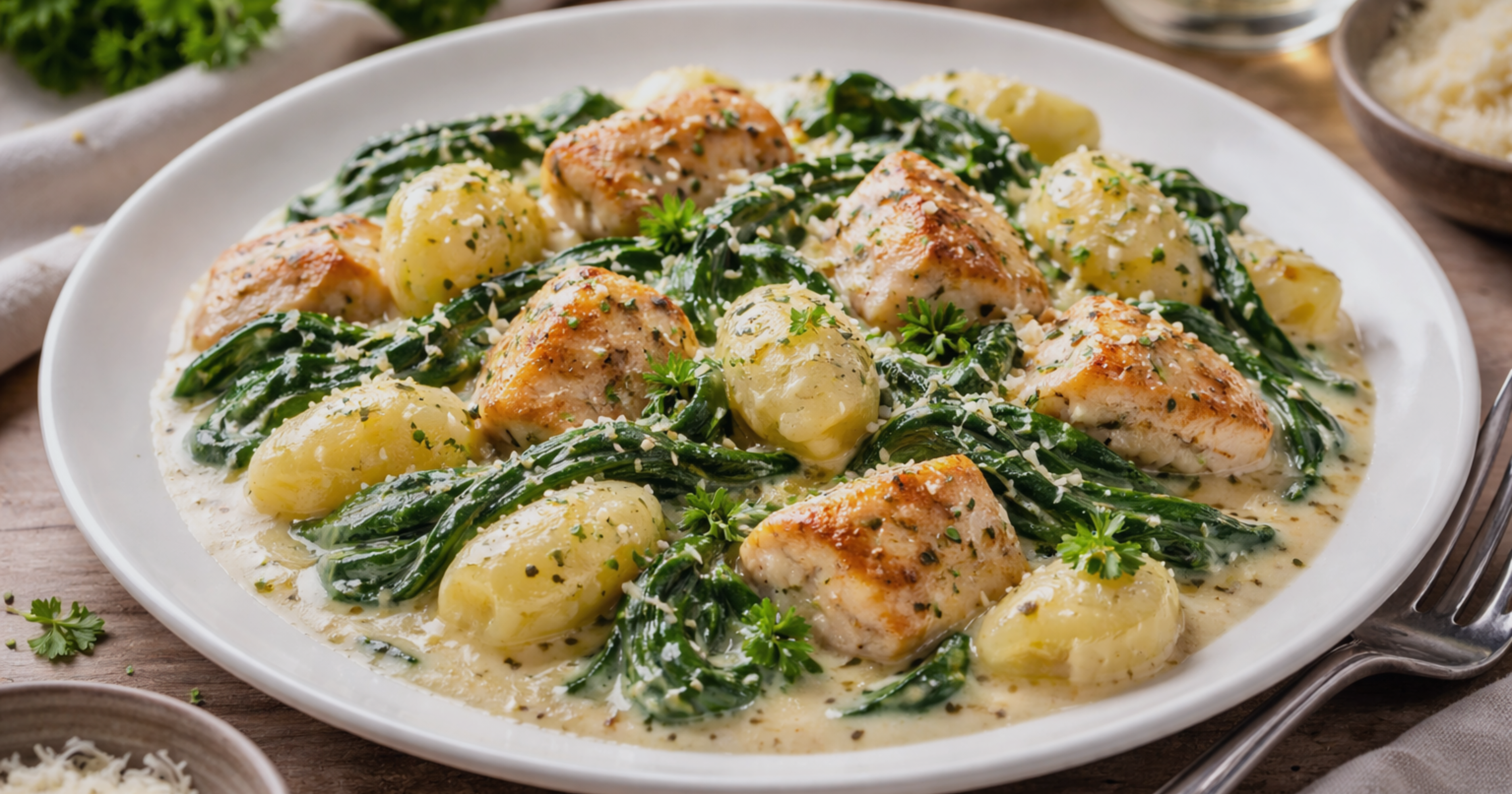 gnocchi se špenátem