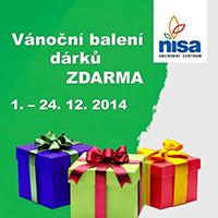 OC Nisa vám zabalí dárky ZDARMA