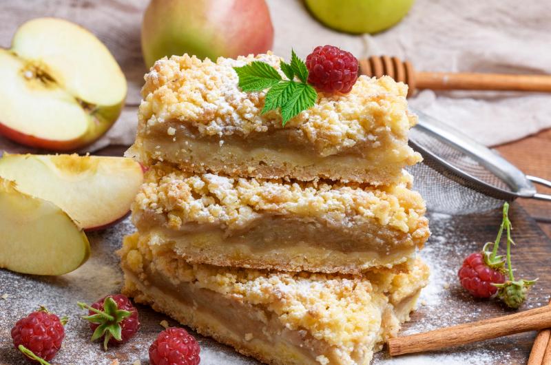 Recept na jednoduché jablečné řezy, které se hodí ke kávě