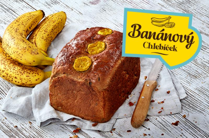 Banány NEVYHAZUJEME! V Albertu z nich pečeme báječný chlebík