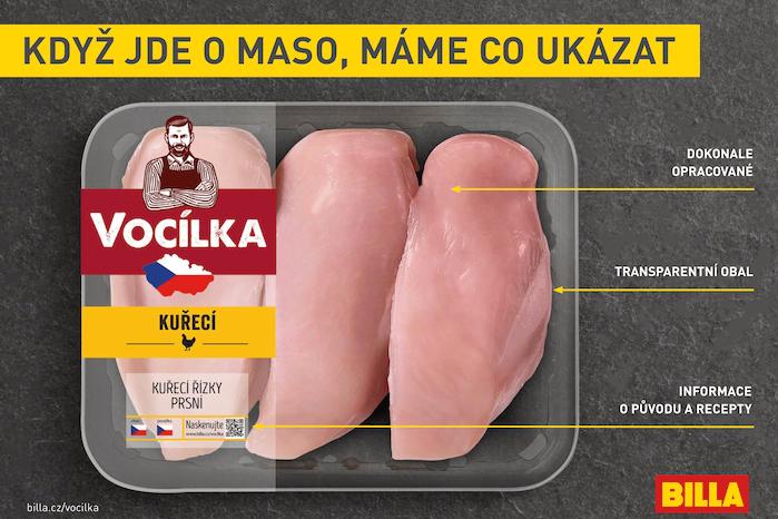 Revoluce v designu: Billa představuje nový vzhled pro značku Vocílka