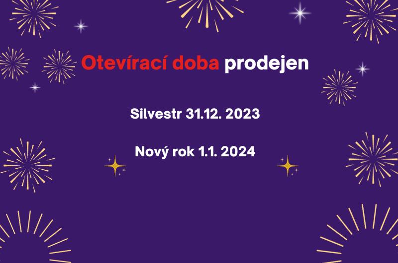 Otevírací doba prodejen na Silvestra 2023 a Nový rok 2024