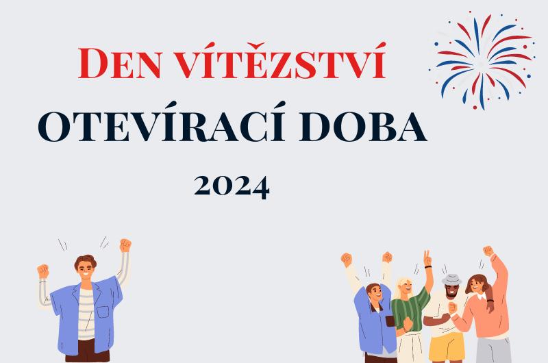 Otevírací doba obchodů na státní svátek Den vítězství 8. 5. 2024