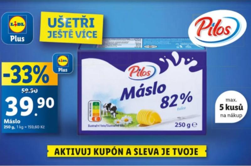 Máslo za 39,90 Kč? Lidl spouští víkendovou bombu!