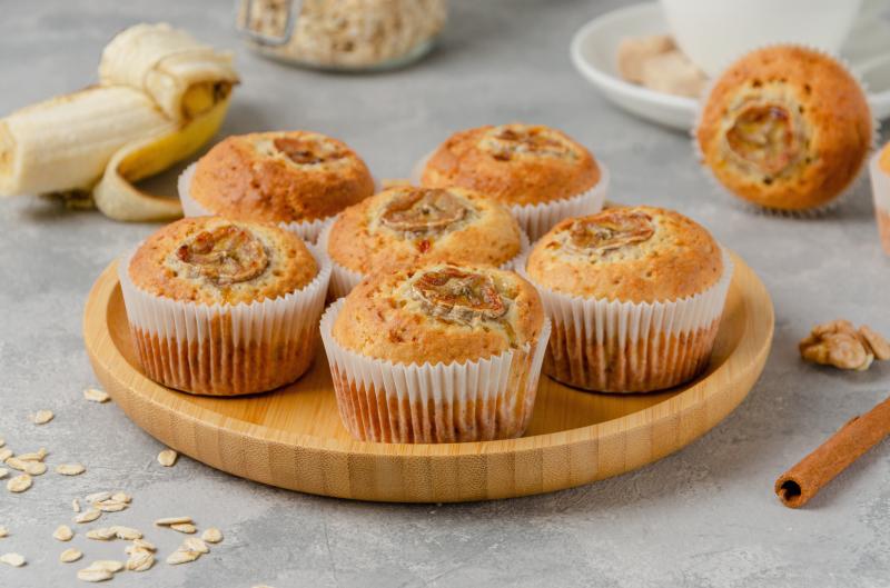 Banánové muffiny: snadný recept, který zvládne i úplný začátečník
