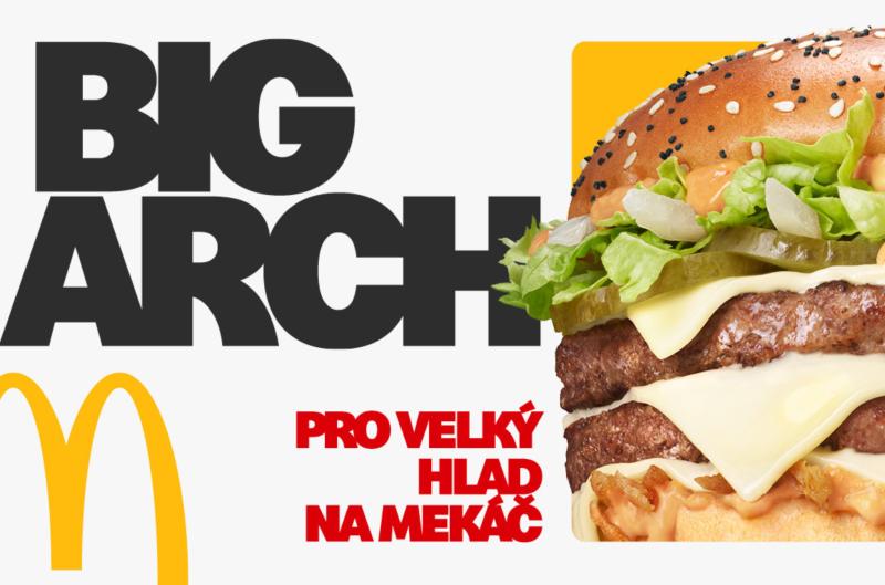 Novinka v McDonald’s: Big Arch má 360 gramů a nestojí všude stejně