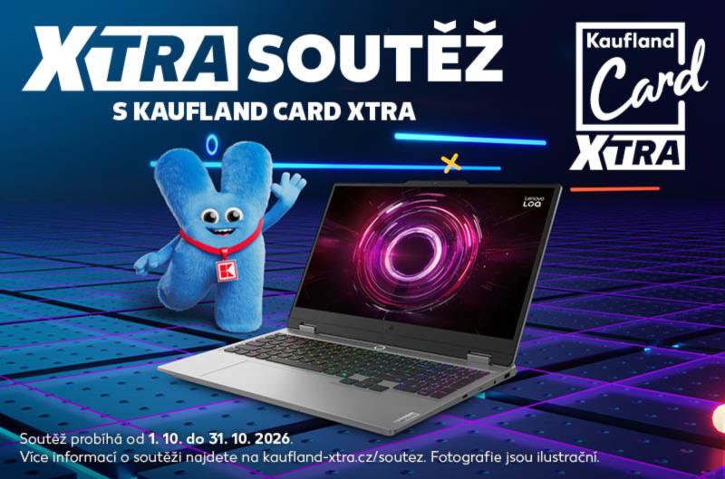 Kaufland spustil soutěž o notebooky a rodinné zážitky. Počítají se i nákupy před registrací