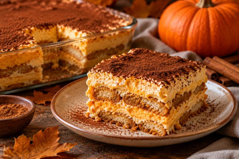 Dýňové tiramisu je podzimní hit. Krémový dezert zmizí ze stolu během chvíle