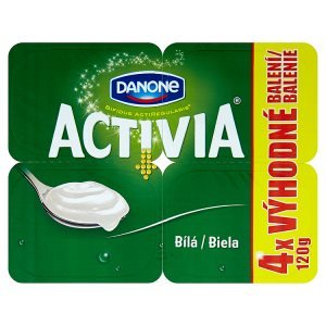 Activia Bílá 4 x 120g Activia Bílá 4 x 120g