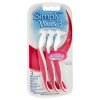 Gillette Simply Venus 3 plus dámské pohotové holítko s lubrikačním páskem 3 ks