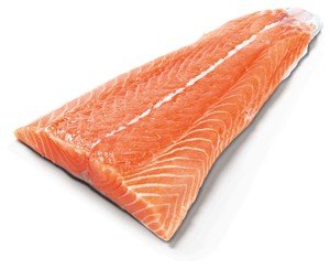 Losos filet s kůží chlazený Losos filet s kůží chlazený
