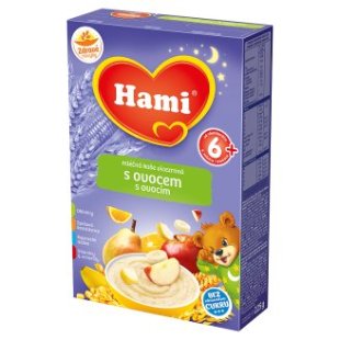 Hami Mléčná kaše 225g, vybrané druhy Hami Mléčná kaše 225g, vybrané druhy