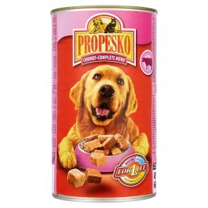Propesko Kousky s hovězím, kuřecím a zvěřinou v omáčce kompletní krmivo pro dospělé psy 1240g Propesko Kousky s hovězím, kuřecím a zvěřinou v omáčce kompletní krmivo pro dospělé psy 1240g