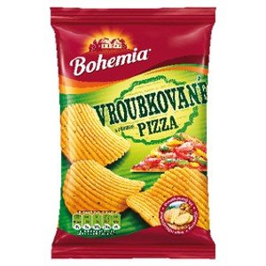 Bohemia Chips Vroubkované 70g, různé druhy Bohemia Chips Vroubkované 70g, různé druhy