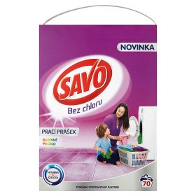 Savo prací prášek 70 dávek, vybrané druhy Savo prací prášek 70 dávek, vybrané druhy