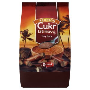 Druid Réunion cukr třtinový very dark 1kg Druid Réunion cukr třtinový very dark 1kg