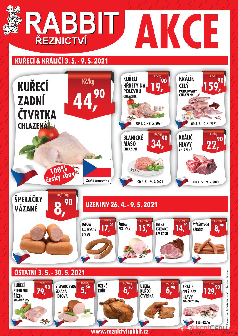 Leták RABBIT řeznictví - RABBIT řeznictví od 3.5. do 9.5.2021 - strana 1 Leták RABBIT řeznictví - RABBIT řeznictví od 3.5. do 9.5.2021 - strana 1