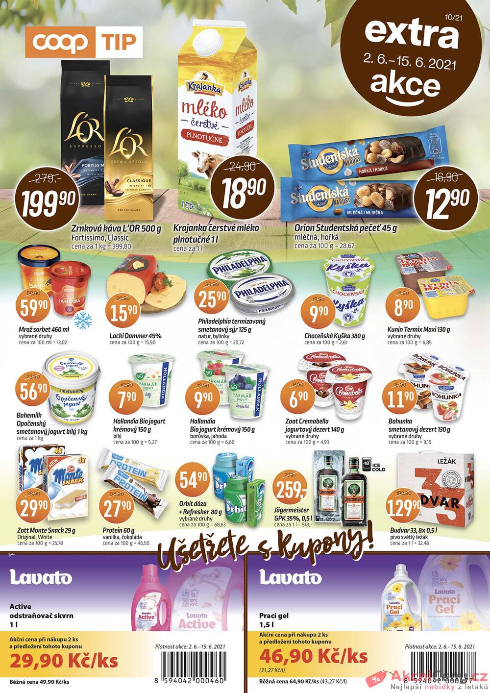 Leták COOP - COOP TIP EXTRA od 2.6. do 15.6.2021 - strana 1 Leták COOP - COOP TIP EXTRA od 2.6. do 15.6.2021 - strana 1