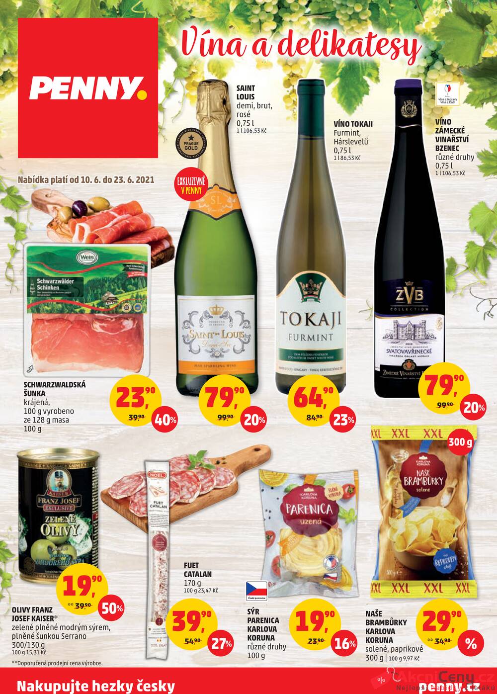 Leták Penny Market - Penny Market katalog od 10.6. do 23.6.2021 - strana 1 Leták Penny Market - Penny Market katalog od 10.6. do 23.6.2021 - strana 1