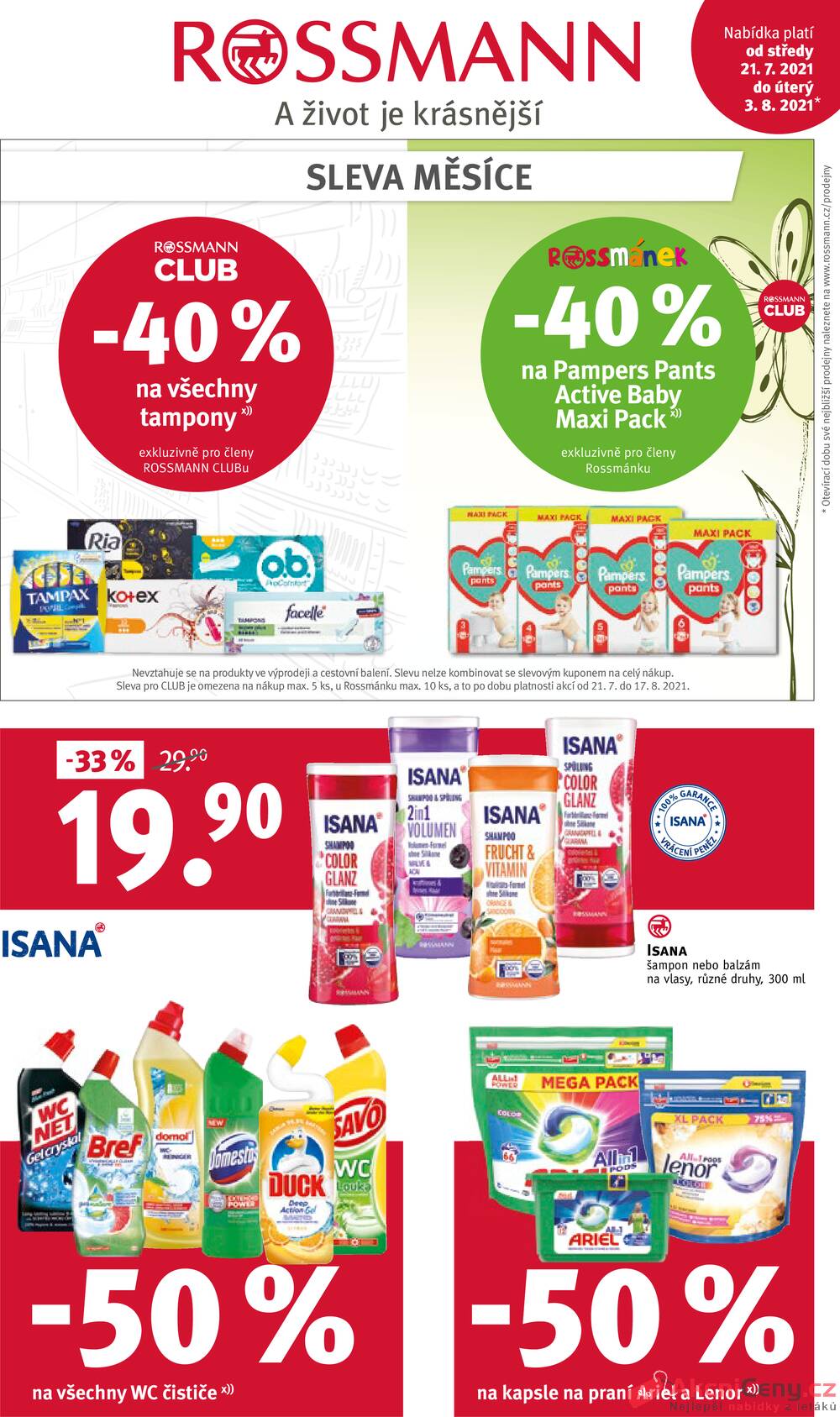 Leták ROSSMANN - Rossmann od 21.7. do 3.8.2021 - strana 1 Leták ROSSMANN - Rossmann od 21.7. do 3.8.2021 - strana 1