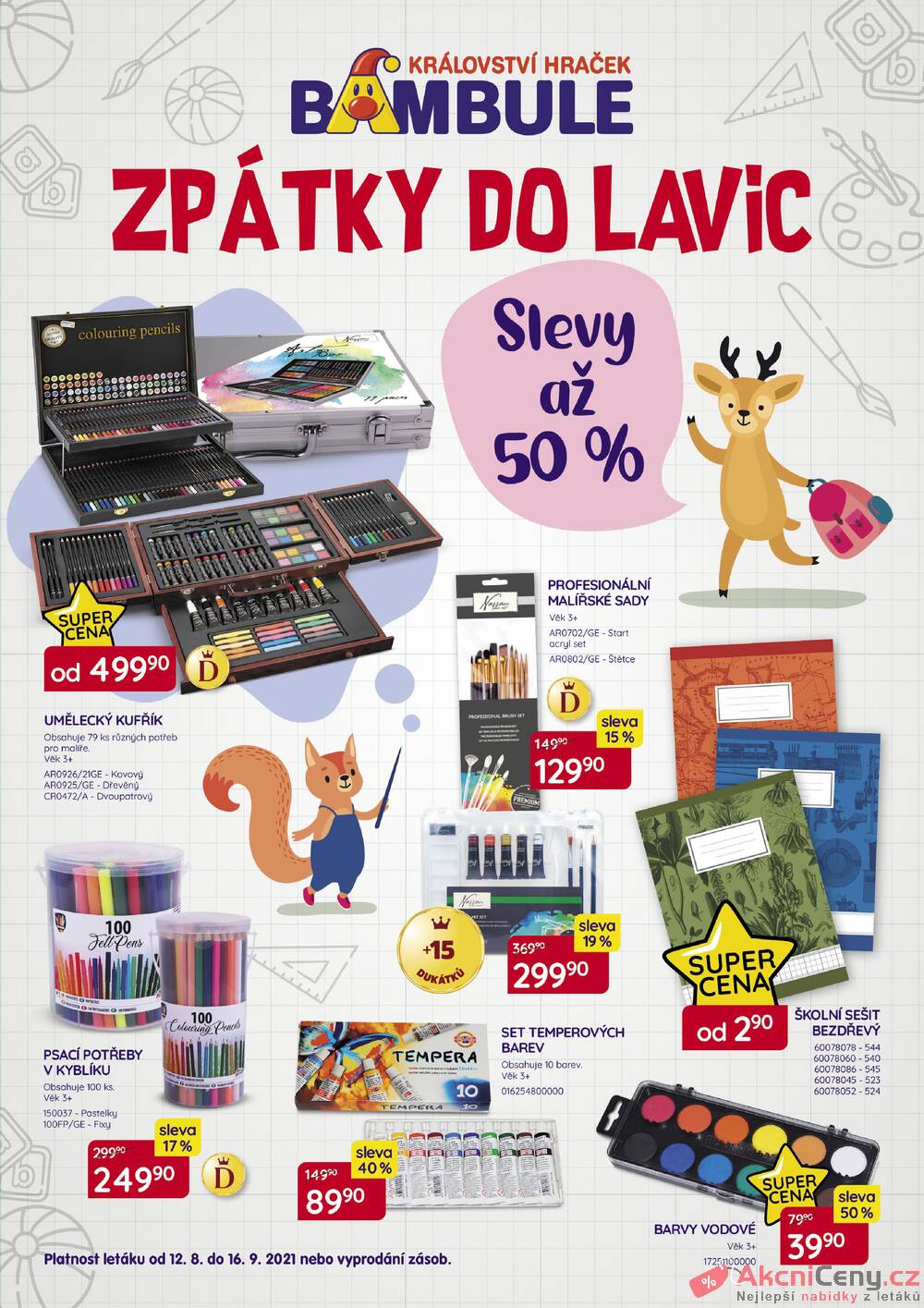 Leták Bambule - Bambule od 12.8. do 16.9.2021 - strana 1 Leták Bambule - Bambule od 12.8. do 16.9.2021 - strana 1