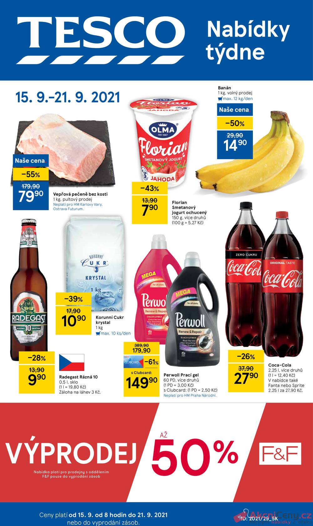 Leták Tesco - Tesco malé hypermarkety od 15.9. do 21.9.2021 - strana 1 Leták Tesco - Tesco malé hypermarkety od 15.9. do 21.9.2021 - strana 1