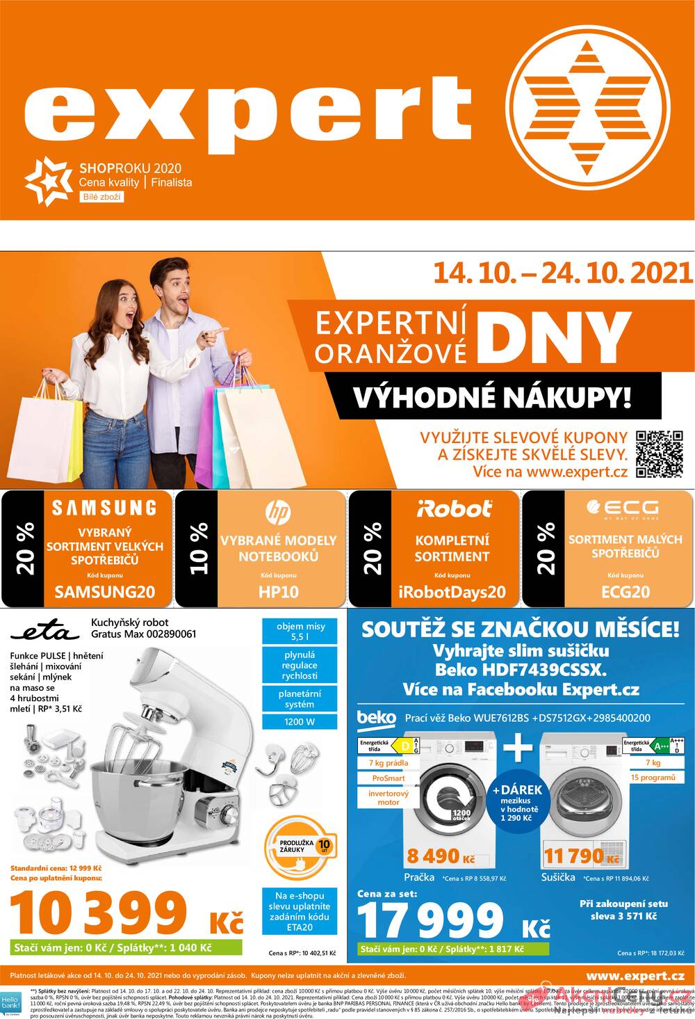 Leták Expert - Expert od 14.10. do 24.10.2021 - strana 1 Leták Expert - Expert od 14.10. do 24.10.2021 - strana 1