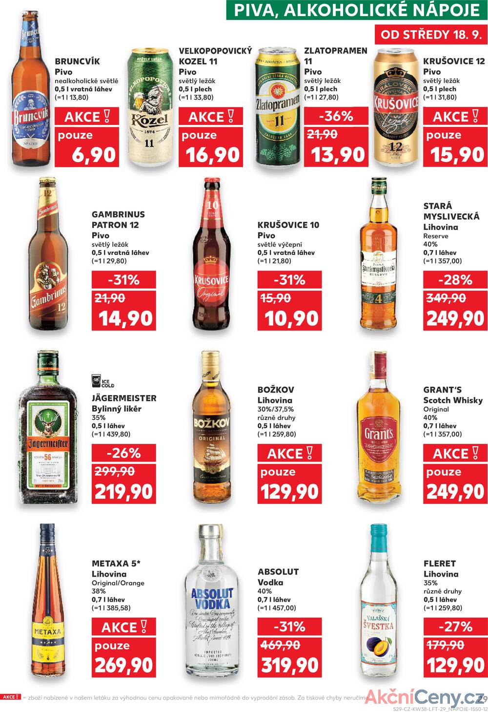 Leták Kaufland - Kaufland 18.9. - 24.9. - Kaufland - Čáslav - strana 29