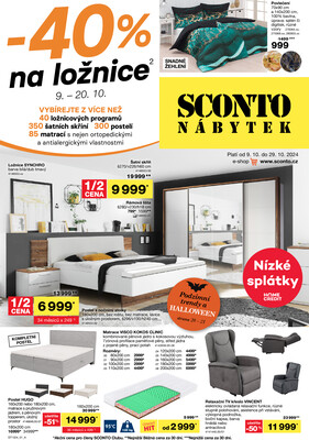 leták SCONTO Nábytek