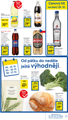 Tesco supermarkety od 23.10. do 29.10.2024