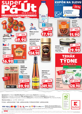 Kaufland 23.10. - 29.10. - Kaufland - Šumperk