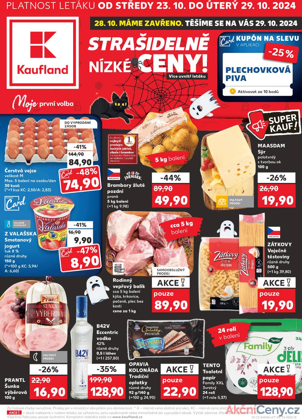 Leták Kaufland - Kaufland 23.10. - 29.10. - Kaufland - Otrokovice - strana 1