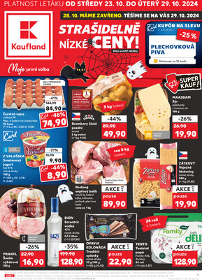 Leták Kaufland 23.10. - 29.10. - Kaufland - Havířov (Před Tratí)