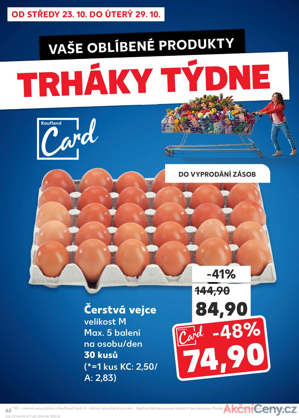 Leták Kaufland - Kaufland 23.10. - 29.10. - Kaufland - Havířov (U Stadionu) - strana 62