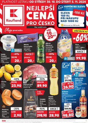 Leták Kaufland 30.10. - 5.11. - Kaufland - Bohumín