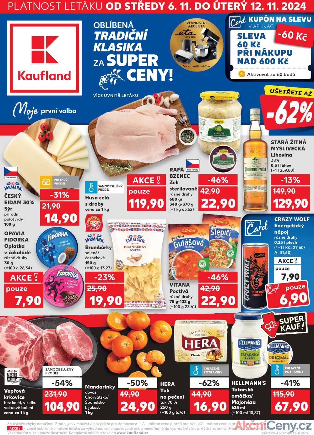 Leták Kaufland - Kaufland 6.11. - 12.11. - Kaufland - Mladá Boleslav - strana 1