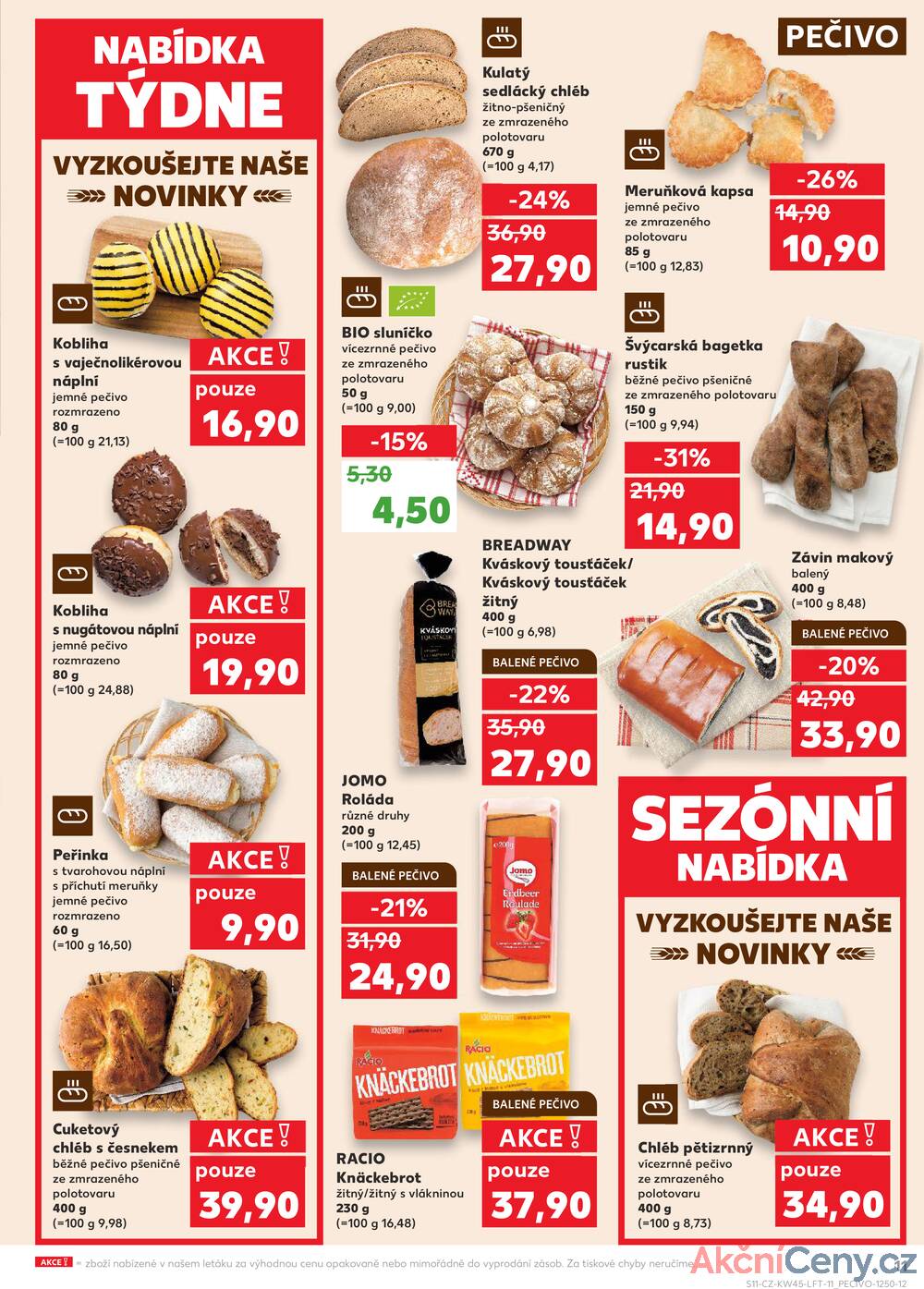 Leták Kaufland - Kaufland 6.11. - 12.11. - Kaufland - Tábor - strana 11