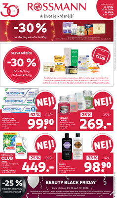 Leták Rossmann od 20.11. do 3.12.2024