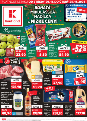 Leták Kaufland 20.11. - 26.11. - Kaufland - Chomutov - centrum