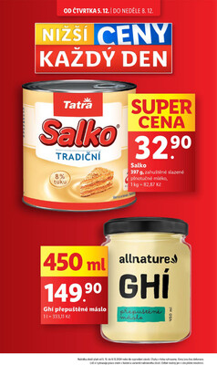 Lidl Čtvrtek od 5.12. do 8.12.2024