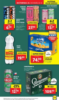 Lidl Čtvrtek od 5.12. do 8.12.2024