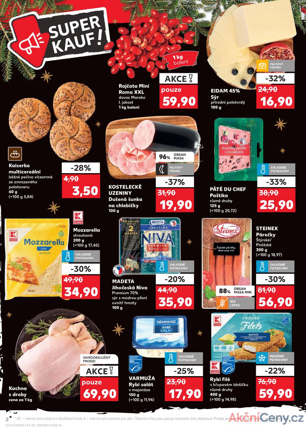 Leták Kaufland - Kaufland 4.12. - 10.12. - Kaufland - Lovosice (Siřejovická) - strana 2